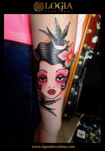 tatuaje-retrato-color-brazo-logia-barcelona-billy   